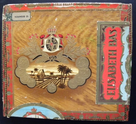 E.B.  Extra Fine 10 sigaren kist