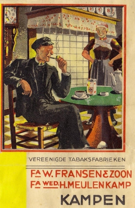Fransen en Zn. Verenigde Tabaksfabrieken - Kampen BAAI TABAK F Fransen en Zn. Verenigde Tabaksfabrieken - Kampen BAAI TABAK F