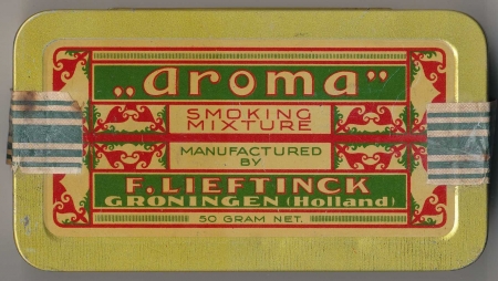Lieftinck Aroma smoking mixture 50 gram 30 cent . Lieftinck Aroma smoking mixture 50 gram 30 cent .