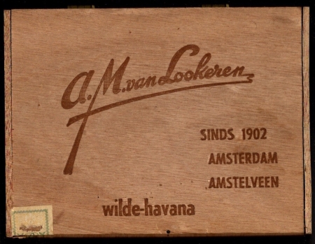 Lookeren, A.M. van Amsterdam kist 50 sigaren R Lookeren, A.M. van Amsterdam kist 50 sigaren R