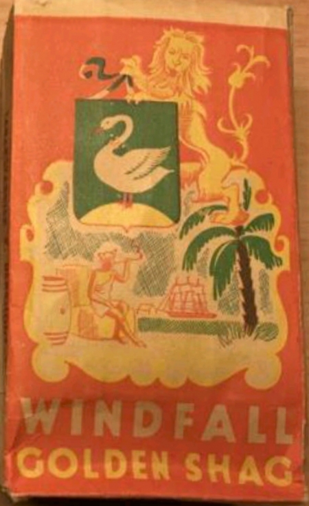 WINDFALL GOLDEN SHAG - ORANJE  50 gram prijs 80 ct  M