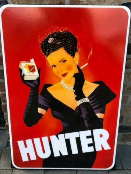 Hunter emaille RECLAME M Hunter emaille RECLAME M