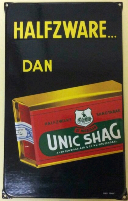 Unic shag emaille RECLAME M Unic shag emaille RECLAME M