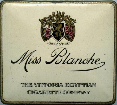 Vittoria Egyptian Cigarette Co Miss Blanche 20 st R. Vittoria Egyptian Cigarette Co Miss Blanche 20 st R.