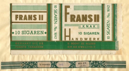 Frans ll 10/f0.60+opc 12 ct accijns 1642  L