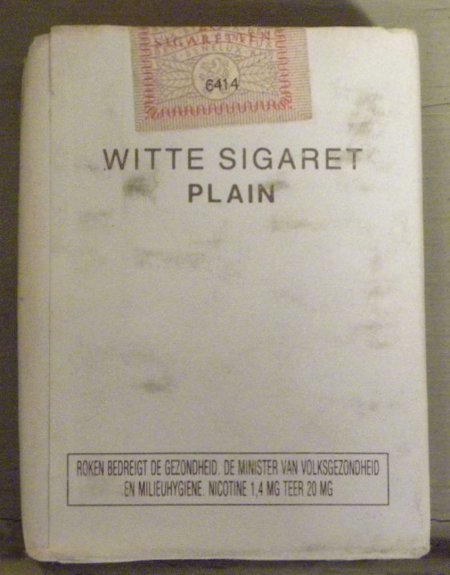 Witte Sigaret Plain 6414 Witte Sigaret Plain 6414