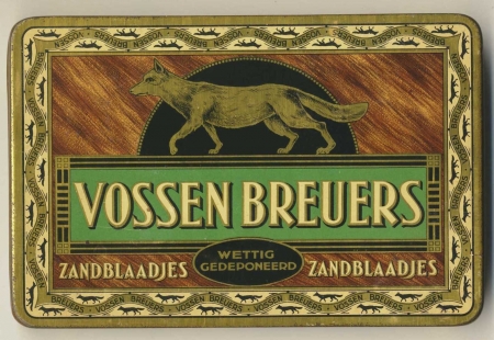 Zandblaadjes sigaren blik B Zandblaadjes sigaren blik B