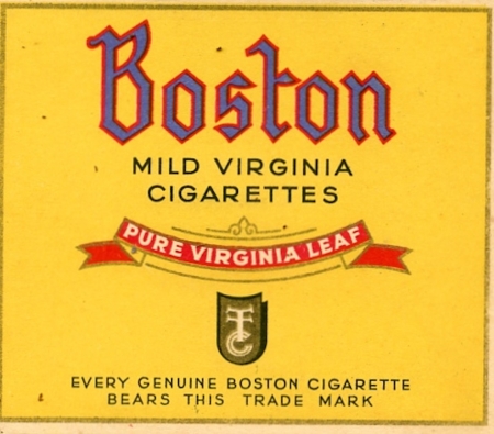 Boston sigaretten doos R Boston sigaretten doos R