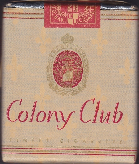 COLONY CLUB , 20 sigaretten prijs 80 ct + opc 18ct M COLONY CLUB , 20 sigaretten prijs 80 ct + opc 18ct M