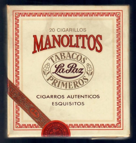 La Paz Manolitos - doosje met 20 sigaartjes ƒ 8,90  L