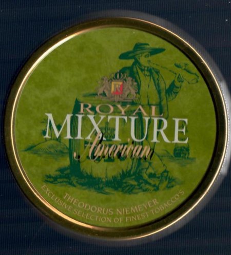 Royal Mixture blik voor 50 gram pijptabak  L