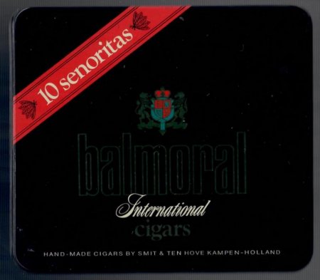 Balmoral International - blikje met 10 senoritas  L