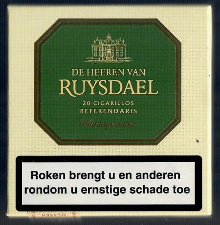De Heeren van Ruysdael - Refendaris - doosje met 20 sigaren € 12,30 L De Heeren van Ruysdael - Refendaris - doosje met 20 sigaren € 12,30 L