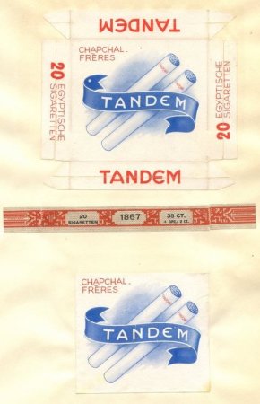 Tandem 20/f0.35 + opc 2 ct accijns 1867 Tandem 20/f0.35 + opc 2 ct accijns 1867