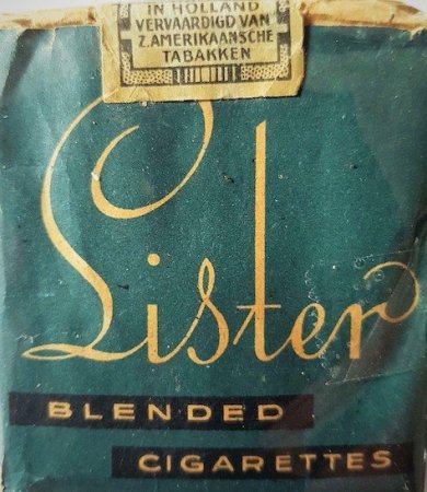 SISTER sigaretten 20 stuks prijs 40ct+opc 8ct.  M