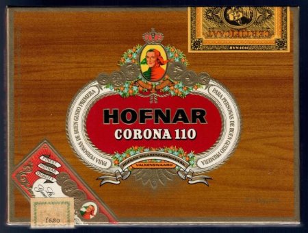 Corona 110 - doos met 10 sigaren ƒ 6,80 Corona 110 - doos met 10 sigaren ƒ 6,80